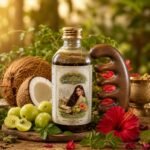Indian Hair Oil + Wooden Ritual Scalp Massager Combo